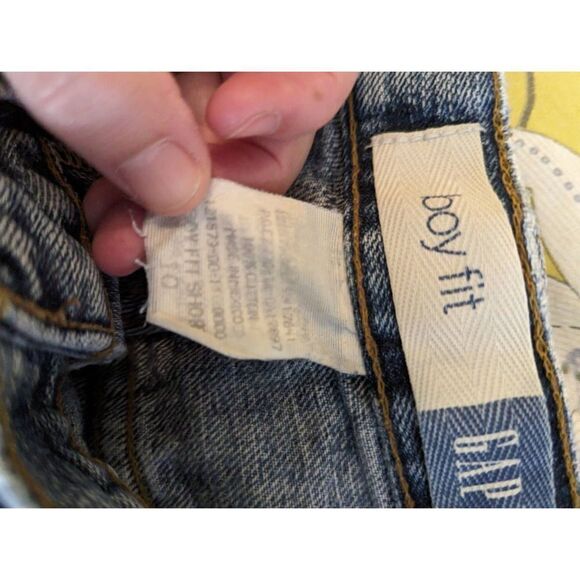 Gap boy fit daisy dukes cutoffs sz 10 euc - Picture 2 of 5